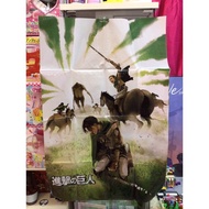 [Official] Attack on titan big canvas poster levi ackerman and erwin