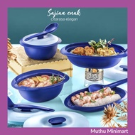Original Tupperware | Royale Blue Serveware Set Dinnerware Sets | Set Peralatan Makan Pinggan Mangkuk