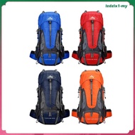 [LzdzlxaaMY] Hiking Backpack 70 Liter Breathable Mesh Ergonomic Rucksack Camping Bag Waterproof Back