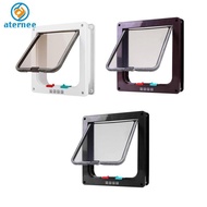 [Aternee] Pet Door Cat Dog Flap Door Lockable Corridor Window Gate Kitten Gate for Interior Exterior