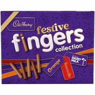 Cadbury Festive Chocolate Fingers Selection, 342g