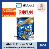 Ensure Gold - (Vanilla / Wheat / Coffee /Almond ) (800g) (Abbott)