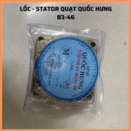 Lốc - Stator quạt Quốc Hưng B3-46 (Dày 15mm)