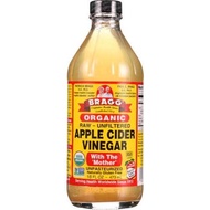 BRAGG ORGANIC APPLE CIDER VINEGAR with The 'Mother' Raw Unifiltered 473ml 6 0z  946ml 32 0z