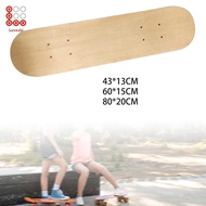[Lovoski] Blank Skateboard Deck for Kids Art Projects Lightweight Double Tail Design