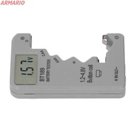 ARMARIO Digital Battery Tester, Digital Display Small Size Digital Battery Checker, ABS Housing Univ