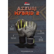 Kronos Azzurri Hybrid 2 Goal Keeper Tournament Glove  - 100% Original (Ready Stock)