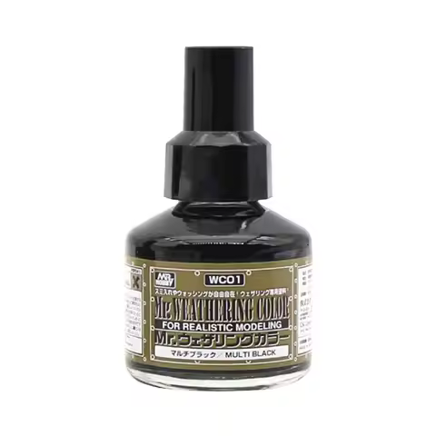 Mr.Hobby WC01-18 Panel Line Wash Weathering Fluid Eco-Friendly For Gundam Military Model Line Pen