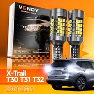 2pcs For Nissan X-Trail X Trail T30 T31 T32 2001-2019 LED Reverse Light Backup Lamp 2007 2013 2014 2