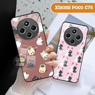 Softcase poco C75 - Case Glass Xiaomi poco C75 - Casing poco C75 - Silicone poco C75 [H342]