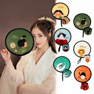 Travel folding fan / Round hand fan / mini small folding fan