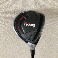 🇯🇵TaylorMade M4 2021 Wood 5W with Head cover ATMOS RED 5 FlexR Used