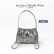 Small Puffer Gather Bag PU / 6 colors กระเป๋านุ่มนิ่ม ทรงเกี๊ยว ใบเล็ก น้ำหนักเบา สะพายไหล่