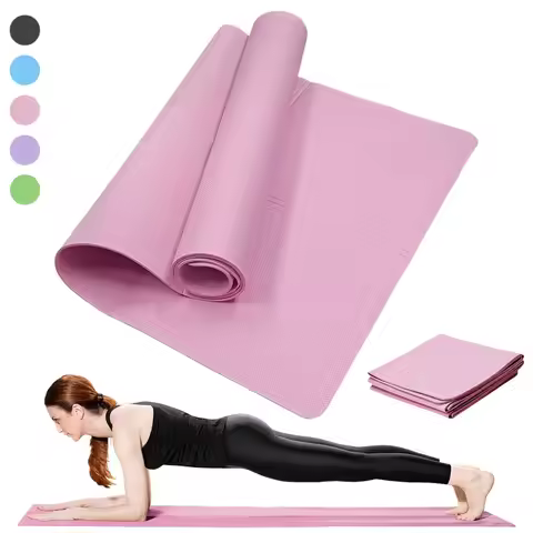 Yoga Mat Pilates Fitness Mat 3/4/6mm Thicknes Non Slip Yoga Cushion Travel Fitness Exercise Pad for 
