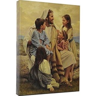 Perfect Love by Del Parson Giclee Canvas Wrap Picture of Jesus with Children