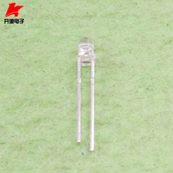 LED Luminous Diode Super High Bright White Hair Red 3mm (100 Pcs)