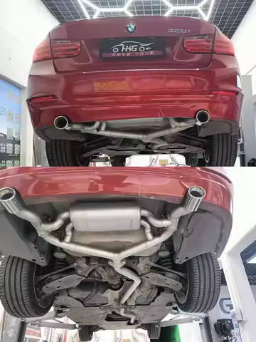 Applicable to 335 335i F30 3.0T 304 stainless steel Catback with valve exhaust system