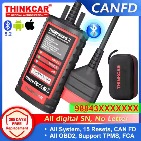 KINGBOLEN Ediag Plus, THINKCAR THINKDIAG 2 CANFD ALL System ECU Coding Bi-directional 16 Reset OBD2 