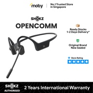 Shokz OpenComm | 2 Years Official Warranty | AfterShokz OpenComm Wireless Bluetooth Bone Conduction Headphone