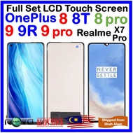 ORIGINAL Full Set LCD Screen Fit For OnePlus 8 / Oneplus 8T / Oneplus 8 Pro / Oneplus 9 9r / Oneplus