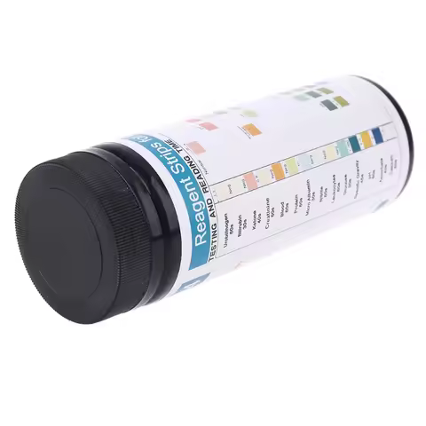 URS-14 100strips Urinalysis Reagent Test Paper 14 Parameters Urine Test Strips Leukocytes, Nitrite, 