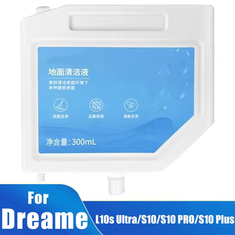 Cleaning Liquid For Dreame L10s Ultra/S10/S10 PRO/S10 Plus Vacuum Cleaner, 300ML Detergent Cleaning