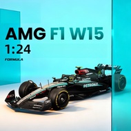 1: 24 Mercedes-Benz F1 Formula Car Model W15 Simulation Alloy Car Model Metal Car Model Male