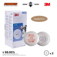 1 Pair 3M 2135 P3 R Particulate Filters 3M half and full facepiece Filter SIRIM DOSH PROGUARD