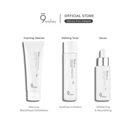 9wishes Rice Line - Foaming Cleanser/Refining Toner/Serum