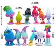 FIGURE TROLLS ISI 12 PCS PAJANGAN BONEKA TROLLS