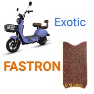 Alas kaki karpet sepeda motor listrik Exotic FASTRON 