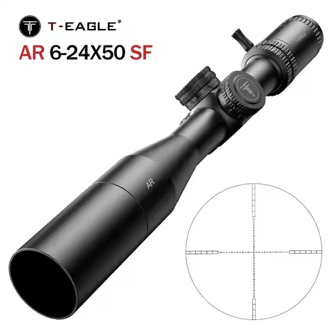 AR 6-24X50SF Optical Sight Tactical Riflescope Sniper Hunting PCP Scope Long Range Shooting Rifle Sc