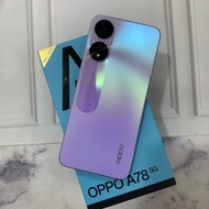 second/seken oppo A78 5G 8/128 Purple Lengkap