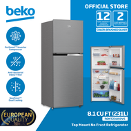 Beko Refrigerator 231L (8.1 cu. ft) Top Mount Freezer Inverter RDNT231I50VS