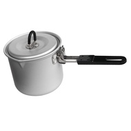 【☆stock】Ready Stock Camping Pot Milk Pot With Folding Handle 770ml Picnic Cooking Pot Cookware