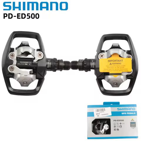 SHIMANO PD-ED500 Bicycle Pedal MTB Bike Touring Pedals Bike Self-locking Pedal Original Shimano Bicy