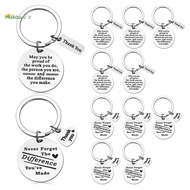 12 Pcs Keychain Appreciation Gifts Women Inspirational Keychain for Coworker Employee Farewell