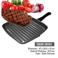 Square GRIDLE PAN/NON-STICK GRILL/STEAK GRILL