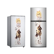 1-door And 2-door Refrigerator Stickers Cat Motif Code-10 FAZ