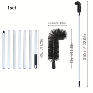 TEMU 1pc Aluminum Extendable Gutter Cleaning Set - 9.19ft 7-section Telescoping Tool, No-ladder Manu