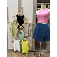 Tanktop crop tanktop premium knit tanktop Korean tanktop china tanktop bkk tanktop bangkok Women's T