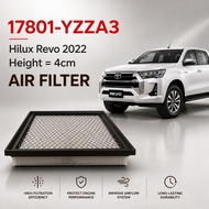 TOYOTA Hilux Revo Rogue 2022 Air Filter Height = 4CM / 17801-YZZA3