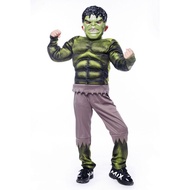 Muscle Hulk The Mask Costume Boys Cosplay Kids Fantasy Carnival Clothes