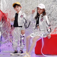 🔥Ready Stock🔥 Hip Hop Dance Set for Boys/Girls – Trendy Kids Performance Outfit Sut Tarian Hip Hop K