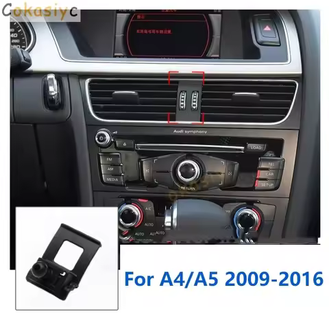 17mm Special Mounts For Audi A4 B8 B9 A5 8F 8TA 8T F5 Car Phone Holder GPS Supporting Fixed Bracket 