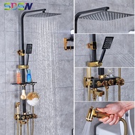 Thermostatic Shower Set SDSN Solid Brass Bathroom Shower Faucets Stainless Steel Shower Head Copper