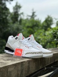 【大清倉】Air Jordan 3 AJ3 白水泥 白灰藍