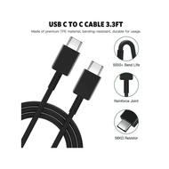 1m/3.3 FT Type-C to C Data Cable 5A 45W Super Fast Charge Suitable for Samsung Mobile Phone Charging