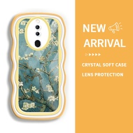 HP JBIMA Transparent Silicon Case Flower Painting Oil Paint Van Gogh Beautiful SoftCase For Oppo F11