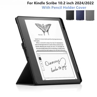 For Kindle Scribe 2024 Case 10.2 inch PU Leather Stand Cover for Kindle Scribe 10.2" 2024 2022 Case 